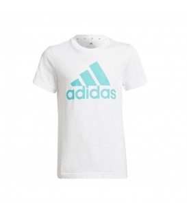 Camiseta Adidas B BL T para niño en color blanco disponible al mejor precio en tu tienda online de moda y deportes www.chemasport.es
