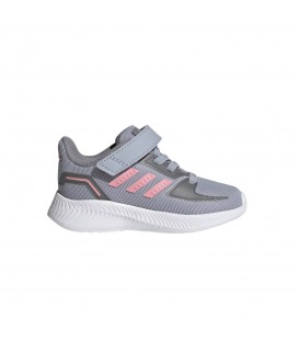 Zapatillas Adidas Run Falcon 2.0 I para niño en color gris disponible al mejor precio en tu tienda online de moda y deportes www.chemasport.es