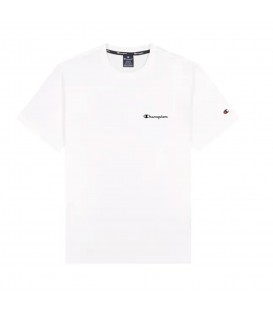 Camiseta Champion Crewneck T-Shirt para niño en color blanco disponible al mejor precio en tu tienda online de moda y deportes www.chemasport.es