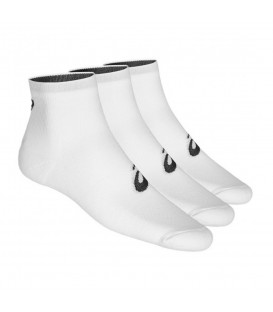 Calcetin Asics 3 PPK Quarter Sock para unisex en color blanco disponible al mejor precio en tu tienda online de moda y deportes www.chemasport.es