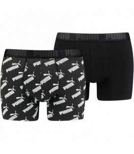 Bóxer Puma AOP 2P para hombre en color negro disponible al mejor precio en tu tienda online de moda y deportes www.chemasport.es