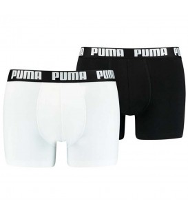 Bóxer Puma Basic 2P para hombre en color blanco-negro disponible al mejor precio en tu tienda online de moda y deportes www.chemasport.es