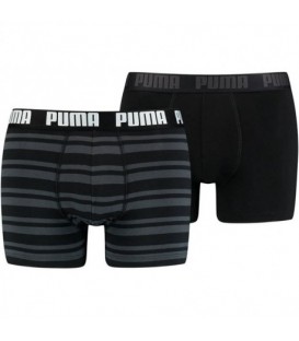 Bóxer Puma Heritage Stripe para hombre en color negro disponible al mejor precio en tu tienda online de moda y deportes www.chemasport.es