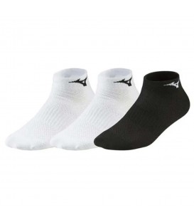 Calcetines Mizuno Run Sock Triple Pack para unisex en color blanco-negro disponible al mejor precio en tu tienda online de moda y deportes www.chemasport.es