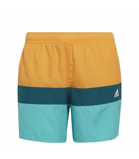 Bañador Adidas YB CB Shorts para hombre en azul y naranja disponible al mejor precio en tu tienda online de moda y deportes www.chemasport.es