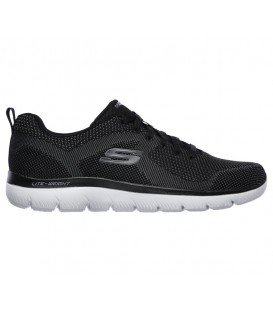 Zapatillas Skechers Summits para hombre en color negro y gris disponible al mejor precio en tu tienda online de moda y deportes www.chemasport.es