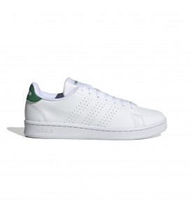 Zapatillas Adidas Advantage para hombre en color blanco y verde disponible al mejor precio en tu tienda online de moda y deportes www.chemasport.es