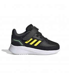 zapatillas Adidas Run Falcon 2.0 I para niños en color negro disponible al mejor precio en tu tienda online de moda y deportes www.chemasport.es