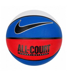 Balón Nike Eveyday All Court en color azul y rojo disponible al mejor precio en tu tienda online de moda y deportes www.chemasport.es