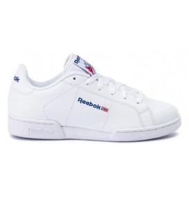 Zapatillas Reebok NPC II para hombre en color blanco y azul disponible al mejor precio en tu tienda online de moda y deportes www.chemasport.es