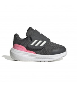 Zapatillas Adidas Run Falcon 3.0 AC para niños en color gris y rosa disponible al mejor precio en tu tienda online de moda y deportes www.chemasport.es