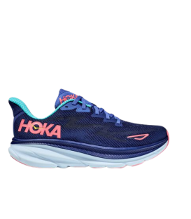 Zapatillas Hoka Clifton 9 W para mujer en color azul marino disponible al mejor precio en tu tienda online de moda y deportes www.chemasport.es
