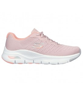 Zapatillas Skechers Arch Fit para mujer en color rosa disponible al mejor precio en tu tienda online de moda y deportes www.chemasport.es