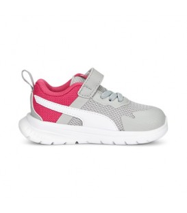 Zapatillas Puma Evolve para niños en color gris y rosa disponible al mejor precio en tu tienda online de moda y deportes www.chemasport.es