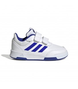 Zapatillas Adidas Tensaur Sport 2.0 CF I para niños en color blanco y azul royal disponible al mejor precio en tu tienda online de moda y deportes www.chemasport.es