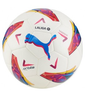 Balón Puma Orbita La Liga blanco y multicolor disponible al mejor precio en tu tienda online de moda y deportes www.chemasport.es