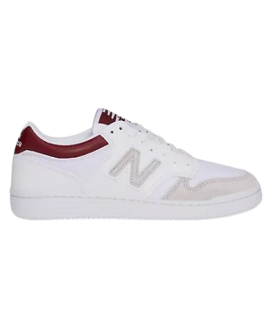 Zapatillas New Balance 480 para hombre en color blanco y granate disponible al mejor precio en tu tienda online de moda y deportes www.chemasport.es