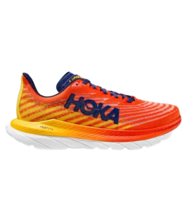 Zapatillas Hoka Mach 5 para hombre en color naranja disponible al mejor precio en tu tienda online de moda y deportes www.chemasport.es