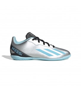 Zapatillas Adidas X Crazyfast Messi para niños en color azul y gris disponible al mejor precio en tu tienda online de moda y deportes www.chemasport.es
