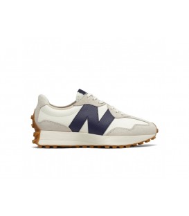 Zapatillas New Balance 327 para mujer en color blanco y azul disponible al mejor precio en tu tienda online de moda y deportes www.chemasport.es