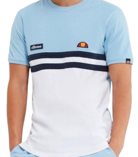 Camiseta Ellesse Venire para hombre en color azul y blanco disponible al mejor precio en tu tienda online de moda y deportes www.chemasport.es