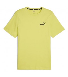 Camiseta Puma Ess Small Logo Tee para hombre en color amarillo disponible al mejor precio en tu tienda online de moda y deportes www.chemasport.es