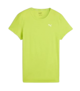 Camiseta Puma Run Favorite para mujer en color amarillo disponible al mejor precio en tu tienda online de moda y deportes www.chemasport.es