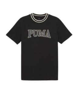 Camiseta Puma Squad Graphic para hombre en color negro disponible al mejor precio en tu tienda online de moda y deportes www.chemasport.es