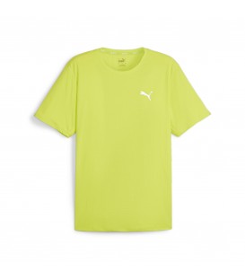 Camiseta Puma Run Favorite Velocity Tee para hombre en color amarillo disponible al mejor precio en tu tienda online de moda y deportes www.chemasport.es