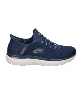 Zapatillas Skechers Summits para hombre en color azul marino disponible al mejor precio en tu tienda online de moda y deportes www.chemasport.es