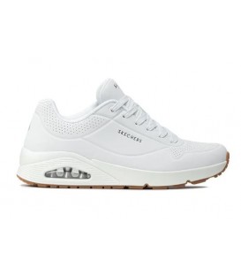 Zapatillas Skechers Uno para hombre en color blanco disponible al mejor precio en tu tienda online de moda y deportes www.chemasport.es