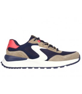Zapatillas Skechers Fury para hombre en color beis y azul marino disponible al mejor precio en tu tienda online de moda y deportes www.chemasport.es