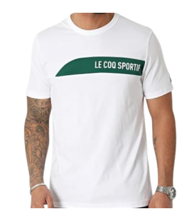 Camiseta Le Coq Sportif Saison Tee para hombre en color blanco disponible al mejor precio en tu tienda online de moda y deportes www.chemasport.es