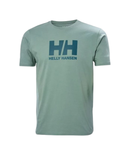 Camiseta Helly Hansen Logo para hombre en color verde disponible al mejor precio en tu tienda online de moda y deportes www.chemasport.es