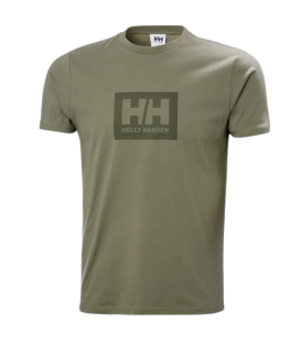 Camiseta Helly Hansen Box en color verde para hombre en color verde disponible al mejor precio en tu tienda online de moda y deportes www.chemasport.es 