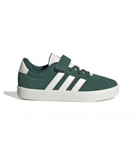 Zapatillas Adidas VL Court 3.0 para niños en color verde disponible al mejor precio en tu tienda online de moda y deportes www.chemasport.es