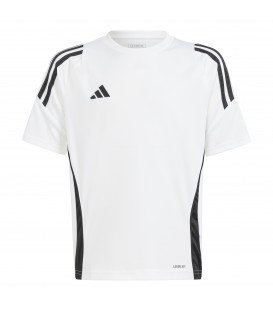 Camiseta Adidas Tiro 24 para niños en color blanco disponible al mejor precio en tu tienda online de moda y deportes www.chemasport.es