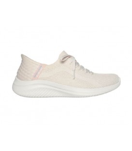Zapatillas Skechers Slip-Ins para mujer en color beis disponible al mejor precio en tu tienda online de moda y deportes www.chemasport.es