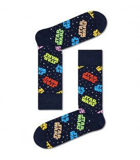 Calcetin Happy Socks Star Wars en color azul marino disponible al mejor precio en tu tienda online de moda y deportes www.chemasport.es