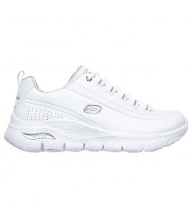 Zapatillas Skechers Arch Fit para mujer en color blanco disponible al mejor precio en tu tienda online de moda y deportes www.chemasport.es