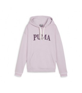 Sudadera Puma Squad Hoodie para mujer en color rosa disponible al mejor precio en tu tienda online de moda y deportes www.chemasport.es