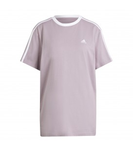 Camiseta Adidas 3S para mujer en color rosa disponible al mejor precio en tu tienda online de moda y deportes www.chemasport.es